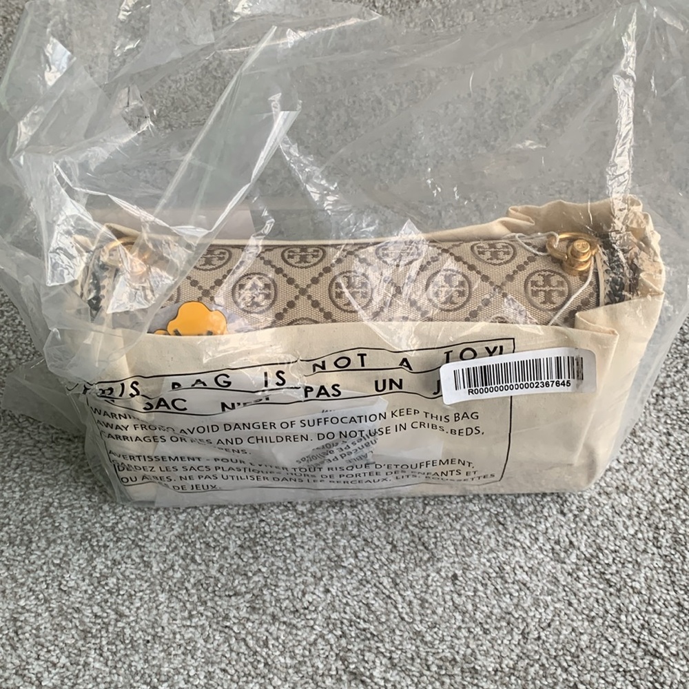 NWT in original packaging Tory Burch T monogram Braided Floral Shoulder Bag$748 - Picture 5 of 11
